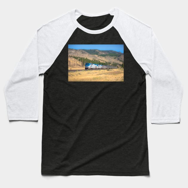 Amtrak's California Zephyr Baseball T-Shirt by Bonita Vista Photography